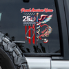 Custom Name Proud American Nurse With USA 250 Car Sticker HO82 901292