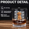 Custom Photo Best Dog Dad Ever Rock Glass - Father’s Day Gift for Dog & Cat Owners HA75 921374