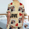 Custom Photo Newspaper Short Pajamas Funny Love Gift For Couples CH07 895528