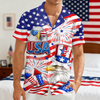 America Flag Eagle Patriotic Hawaii Shirt HA75 921004