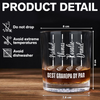 Personalized Best Dad by Par Whiskey Glass Gift For Father's Day HA75 921268