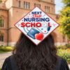 Custom Name Next Stop Nursing School Graduation Cap Topper LM32 899335