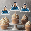 Custom Photo Graduation Cupcake Topper Class of 2026 College High School Graduation Gift HO82 901404