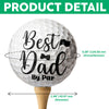 Custom Photo Best Daddy By Par Golf Ball HA75 892434