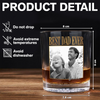 Custom Photo Best Dad Ever Whiskey Glass - Gift for Father’s Day CH07 911352