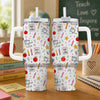 Custom Teacher Name Back To School Tumbler 40oz With Iron Ring HA75 921942