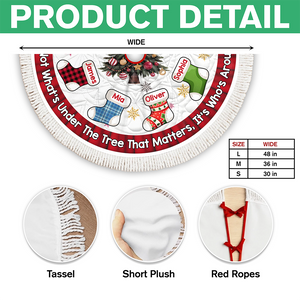 It's Not What Under The Tree That Matters Christmas Tree Skirt TH10 896331