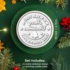 Custom Family Name We Wish You A Merry Christmas Cookie Stamp CH07 180556