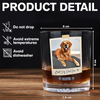 Best Dog Dad Ever Custom Dog Photo Whiskey Glass Dad Gifts CH07 911422