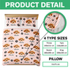 Custom Face Dog Cat Checkerboard Pattern Quilt Bedding Set HA75 898246