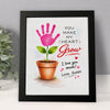 Personalized You Make My Heart Grow Handprint Flower Keepsake Picture Frame HO82 901592