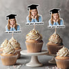 Custom Graduation Photo Look Who's Graduated Cupcake Topper HO82 901384