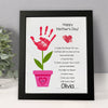 Personalized Happy Mother’s Day Handprint Flower Keepsake Picture Frame HO82 901594