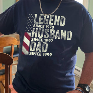 Personalized Legend Husband Dad Grandpa Front Shirt TH10 892909