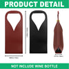 Custom Name Birthmonth Flower - Personalized Leather Wine Bag HA75 892914