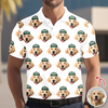 Custom Photo Dog Cat Pet Golf Polo Shirt Gift For Golfer, Golf Lovers, Dog Cat Lovers HA75 898582