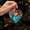 Personalized Custom Name Grandma And Kids Acrylic Ornament TH10 896075