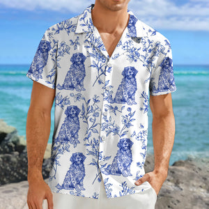 Dog Toile Fabri - Personalized Hawaiian Shirt, Gift For Dog Lover CH07 896076