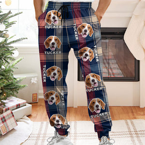 Custom Pet Photo Flannel Style Personalized Sweatpant For Dog Lovers Cat Lovers CH07 896104