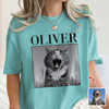 Custom Cat Photo Vintage Comfort Shirt For Cat Lovers LM32 895525
