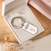 Custom Photo I Love You Mom Holding Hands Metal Keychain CH07 911180