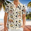 Custom Photo Stick Figures Best Dad Grandpa Ever Hawaii Shirt LM32 893711