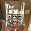 The CatFather For Cat Lovers Personalized Whiskey Glass LM32 893525