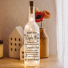 Custom Photo Though Absent, You Are Always Near Bottle Lamp LM32 893209