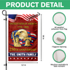 Custom Family Name Bald Eagle United States Of America 250th Anniversary Garden Flag LM32 897795