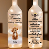 Custom Photo Pets Make Our Lives Whole Bottle Lamp LM32 893221