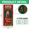 Custom Cute Photo Santa Stops Here, Princess's Room Door Cover LM32 895671