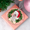 Custom Photo Dog Lovers - Dog Bone Glass Ornament CH07 899698