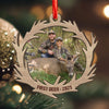 Custom Photo First Deer 2 Layer Wooden Ornament For Hunting Lovers HA75 898398