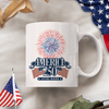 America 250 Firework White Mug TH10 894641