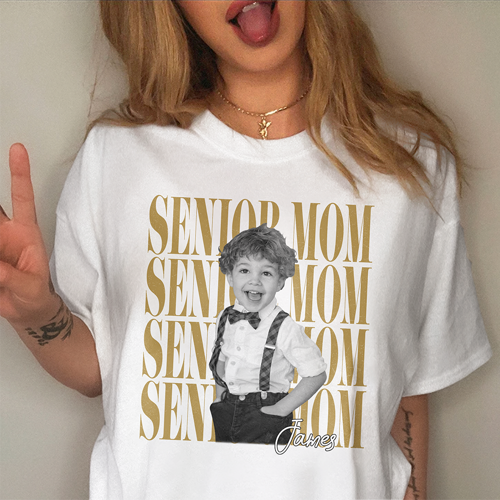 Custom Photo Senior Vintage Graduation Comfort Shirt HA75 920408