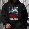 Custom Car Photo I Ride for America 250 Dark Shirt HA75 898216