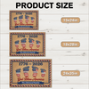 Personalized God Bless America Doormat Patriotic American Flag Family TH10 169285