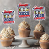 Custom Photo Graduation Favors Senior Night Cupcake Toppers HO82 893586