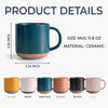 Custom Dog Cat Face Photo With Icon US Pottery Mug HA75 920400