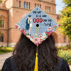 I Did My Best And God Did The Rest Personalized Class of 2026 Graduation Cap Topper Decoration CH07 910894