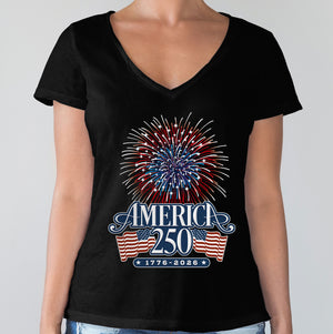 America 250 Firework Front Shirt TH10 894637
