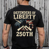 Defenders Of Liberty 250th Anniversary USA Back Side Dark Shirt HA75 897294