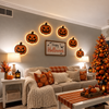 Lighted Pumpkin Wall Decor For Halloween HA75 921782