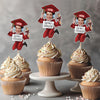 Custom Graduation Photo Look Who's Graduated Cupcake Topper HO82 901388