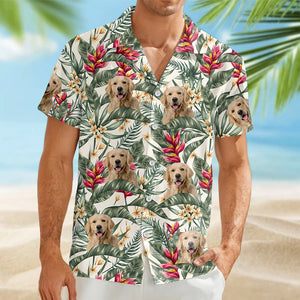 Custom Dog Photo In The Air Hawaii Shirt Gift For Dog Lovers HO82 893838