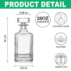 America 250th Birthday US Flag 250 Years We The People Decanter HA75 897388