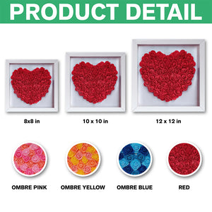 Custom Name I Love You Mom Mother's Day Flower Shadow Box TH10 892561