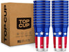 America'S 250Th Birthday 20 Oz Reusable Aluminum Cups 20 Count | Durable, Reusable & Recyclable, Made in USA