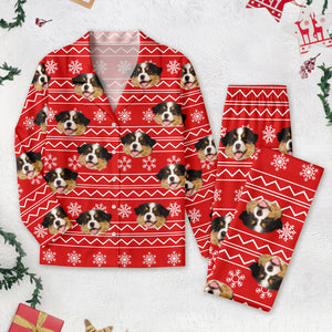 Custom Photo Christmas Dog Pajamas TH10 N304 888664