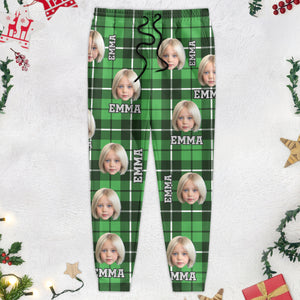 St. Patrick's Day Custom Human Face Photo Irish Sweatpants K228 888876